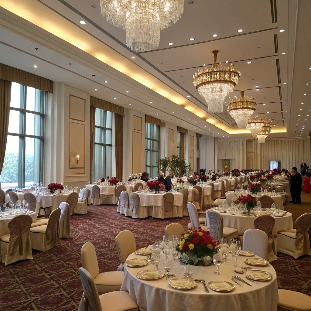 Air-conditioned banquet halls