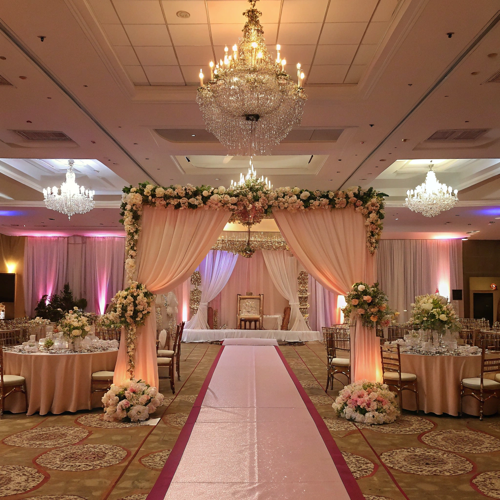 Themed décor setup